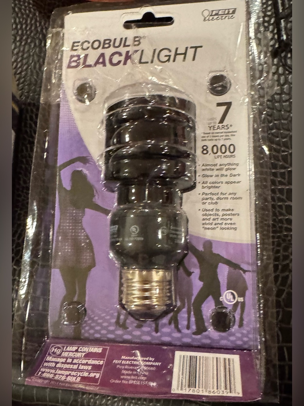 NEW Feit Electric EcoBulb Blacklight Bulb 💜🎃